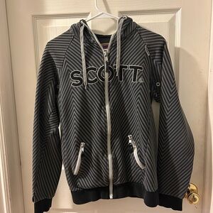 Scott Striped Gray Hoodie